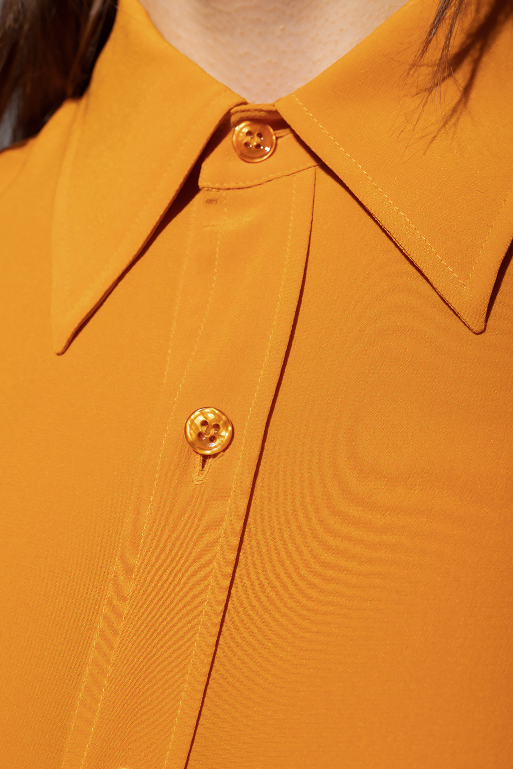 SchaferandweinerShops Japan - Orange Silk shirt Saint